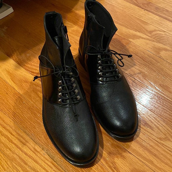Napoleon Perdis black leather boots - Picture 1 of 4